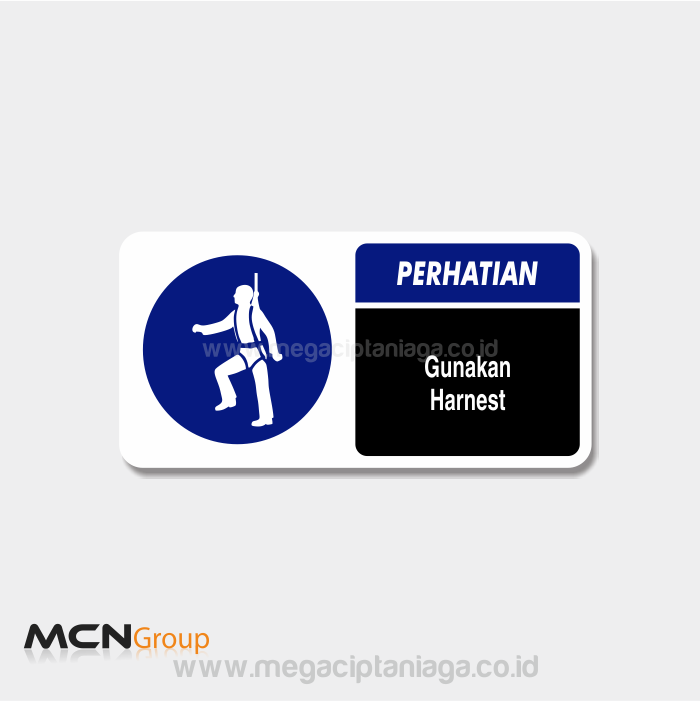 Rambu Perhatian - Gunakan Pelindung Jatuh