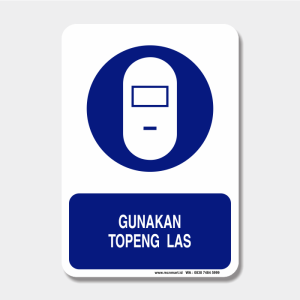 Rambu  Kewajiban - Gunakan Topeng Las