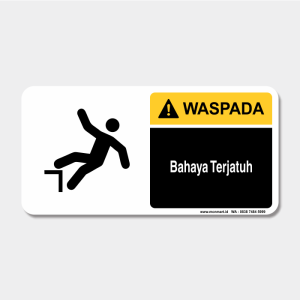 Rambu  Waspada - Bahaya Terjatuh