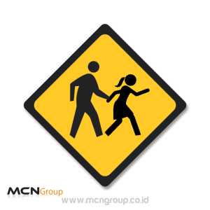 Rambu Lalu Lintas Banyak Lalu Lintas Pejalan Kaki Anak-Anak