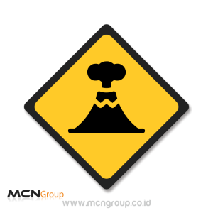 Rambu Lalu Lintas Kawasan Rawan Bencana Gunung Api