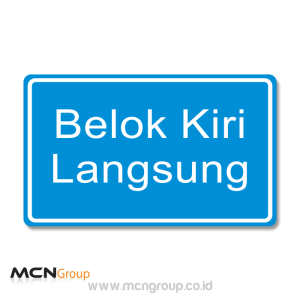 Rambu Lalu Lintas Perintah Belok Kiri Langsung