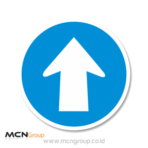 Rambu Lalu Lintas Perintah Berjalan Lurus