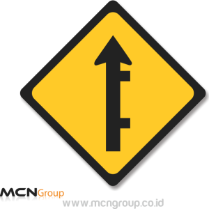 Rambu Lalu Lintas Persimpangan Tiga Berganda Sisi Kanan