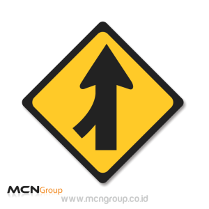 Rambu Lalu Lintas Persimpangan Tiga Serong Kiri