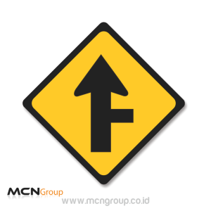 Rambu Lalu Lintas Persimpangan Tiga Sisi Kanan