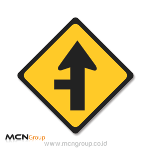 Rambu Lintas Lintas Persimpangan Tiga Sisi Kiri 3