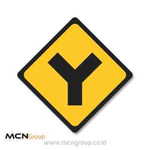 Rambu Lalu Lintas Persimpangan Tiga Tipe Y