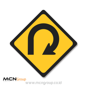 Rambu Lalu Lintas Tikungan Memutar Ke Kanan