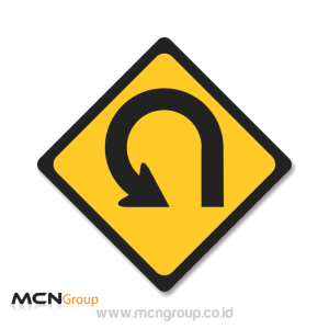 Rambu Lalu Lintas Tikungan Memutar Ke Kiri