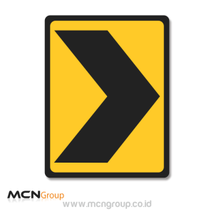 Rambu Lalu Lintas Pengarah Tikungan Ke Kanan