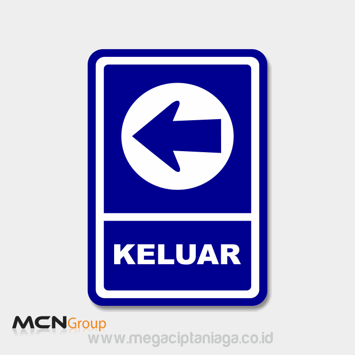 Rambu Keluar Sebelah Kiri