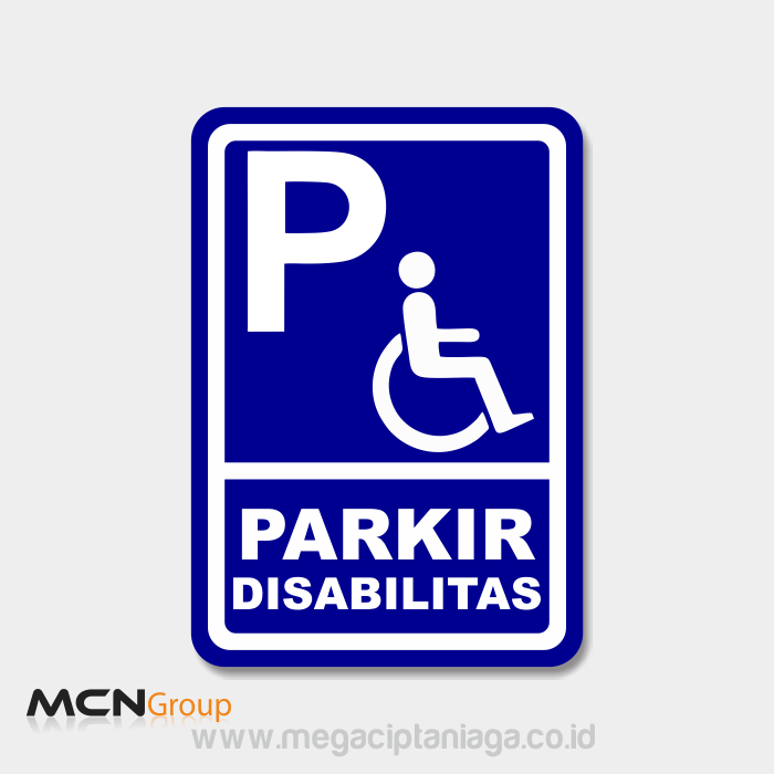 Rambu parkir Disabilitas