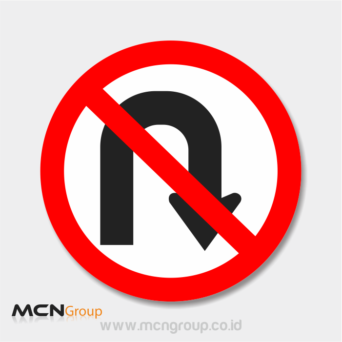 Rambu Lalu Lintas Dilarang Memutar Balik