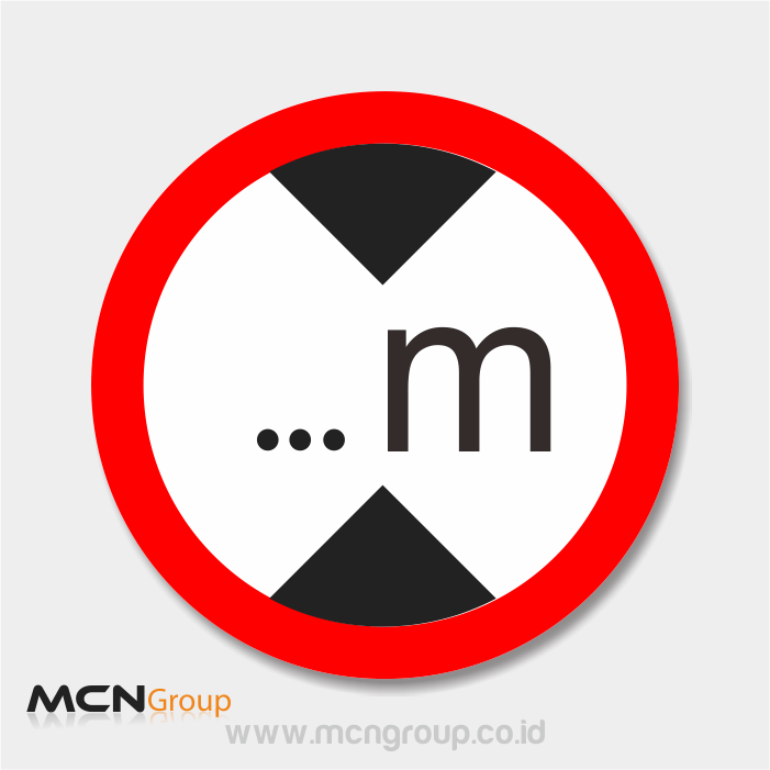 Rambu Lalu Lintas Kendaraan Bermotor Dengan Tinggi Lebih Dari ...M Dilarang Masuk